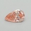 0.30 Ct. Fancy Vivid Pink Pear Lab Grown Diamond