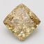 4.10 Ct. Fancy Intense Grayish Yellow Cushion Lab Grown Diamond