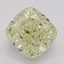2.50 Ct. Fancy Light Yellow Cushion Diamond