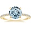 18K Yellow Gold Demi Three-Quarter Coverage Diamond Ring (1/3 ct. tw.), smalltop view