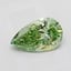 1.01 Ct. Fancy Vivid Green Pear Lab Grown Diamond