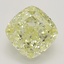 1.20 Ct. Fancy Light Yellow Cushion Diamond