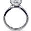Modern Horizontally Set Solitaire, smallside view