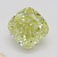 0.63 Ct. Fancy Yellow Cushion Diamond