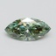 1.11 Ct. Fancy Vivid Green Marquise Lab Grown Diamond