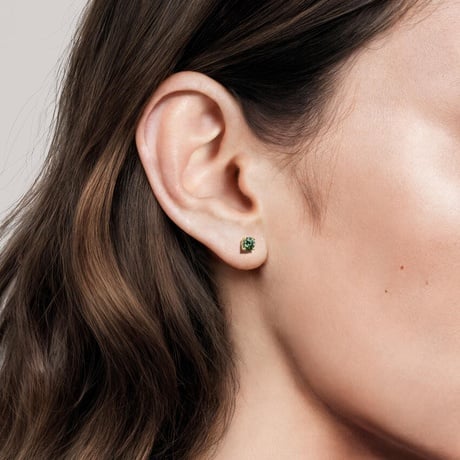 Pacific Green Lab Diamond Stud Earrings (1/2 ct. tw.)