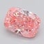 3.45 Ct. Fancy Vivid Pink Cushion Lab Grown Diamond