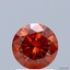 1.01 Ct. Fancy Deep Orange Round Lab Grown Diamond