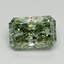 3.03 Ct. Fancy Vivid Green Radiant Lab Grown Diamond