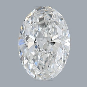 Oval diamond — real photo