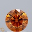 1.30 Ct. Fancy Brownish Orange Round Lab Grown Diamond