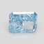1.40 Ct. Fancy Vivid Blue Radiant Lab Grown Diamond