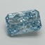 5.37 Ct. Fancy Vivid Blue Radiant Lab Grown Diamond