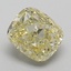 1.01 Ct. Fancy Yellow Cushion Diamond