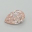 1.52 Ct. Fancy Intense Pink Pear Lab Grown Diamond