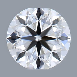 Round diamond — real photo