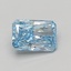 4.10 Ct. Fancy Vivid Blue Radiant Lab Grown Diamond