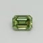 0.30 Ct. Fancy Vivid Green Emerald Lab Grown Diamond
