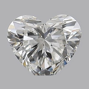 Heart diamond — real photo
