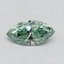 0.50 Ct. Fancy Vivid Green Marquise Lab Grown Diamond