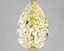 5.19 Ct. Fancy Vivid Yellow Pear Lab Grown Diamond