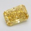 2.32 Ct. Fancy Vivid Yellow Radiant Lab Grown Diamond