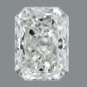 Radiant diamond — real photo