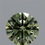 1.59 Ct. Fancy Vivid Green Round Lab Grown Diamond