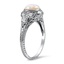 The Contessa Ring, smalltop view on a hand