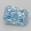 1.60 Ct. Fancy Vivid Blue Radiant Lab Grown Diamond