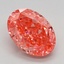 2.24 Ct. Fancy Vivid Pink Oval Lab Grown Diamond