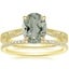 18K Yellow Gold Elsie Ring with Whisper Eternity Diamond Ring (1/4 ct. tw.)