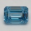 5.01 Ct. Fancy Vivid Blue Emerald Lab Grown Diamond
