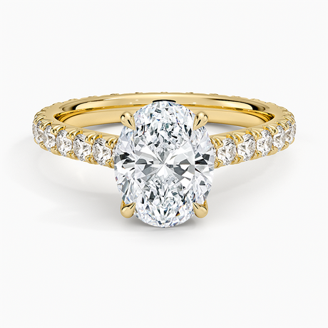 18K Yellow Gold Sienna Eternity Diamond Ring