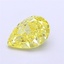 1.14 Ct. Fancy Intense  Yellow Pear Lab Grown Diamond