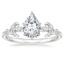 Platinum Zelie Diamond Ring (1/4 ct. tw.), smalltop view
