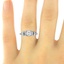 The Padova Ring, smalltop view on a hand