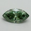 1.50 Ct. Fancy Vivid Green Marquise Lab Grown Diamond
