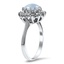 The Melodi Ring, smalltop view on a hand