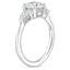 18K White Gold Adorned Opera Three Stone Diamond Ring (1/2 ct. tw.), smallside view