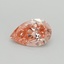 1.02 Ct. Fancy Intense Pink Pear Lab Grown Diamond