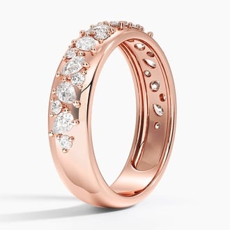 Mosaic Olivetta Lab Diamond Ring (3/4 ct. tw.) in 14K Rose Gold