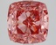 4.08 Ct. Fancy Vivid Pink Cushion Lab Grown Diamond