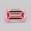 0.91 Ct. Fancy Intense Pink Emerald Lab Grown Diamond