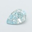 1.05 Ct. Fancy Intense  Green Pear Lab Grown Diamond