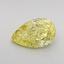 1.02 Ct. Fancy Vivid Yellow Pear Lab Grown Diamond