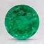 8.1x8mm Round Emerald