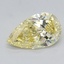1.57 Ct. Fancy Intense Yellow Pear Lab Grown Diamond