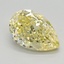 1.70 Ct. Fancy Intense Yellow Pear Lab Grown Diamond
