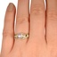 The Bimini Ring, smallzoomed in top view on a hand